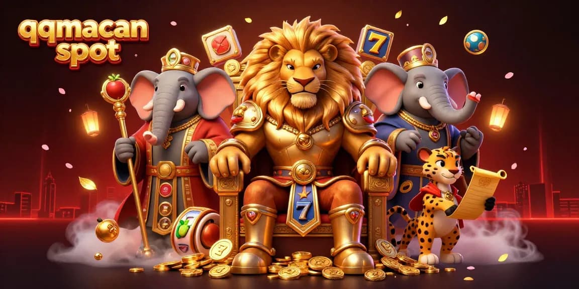 Engage in exciting gameplay with qqmacan slot featuring vibrant slot reels and dynamic character action.