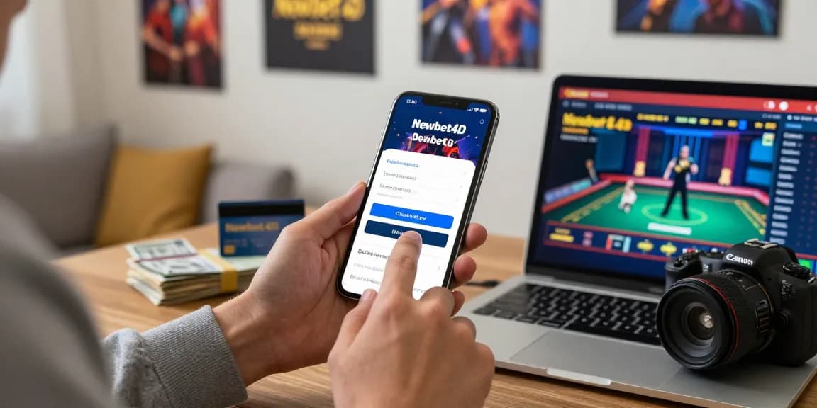 Online gambling experience with newbet4d deposit and withdrawal options on smartphone