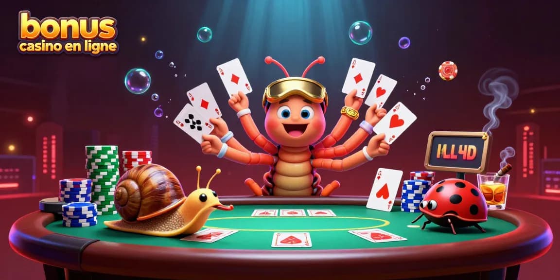 Bonus casino en ligne : Un scénario captivant dans un casino virtuel avec des personnages amusants.