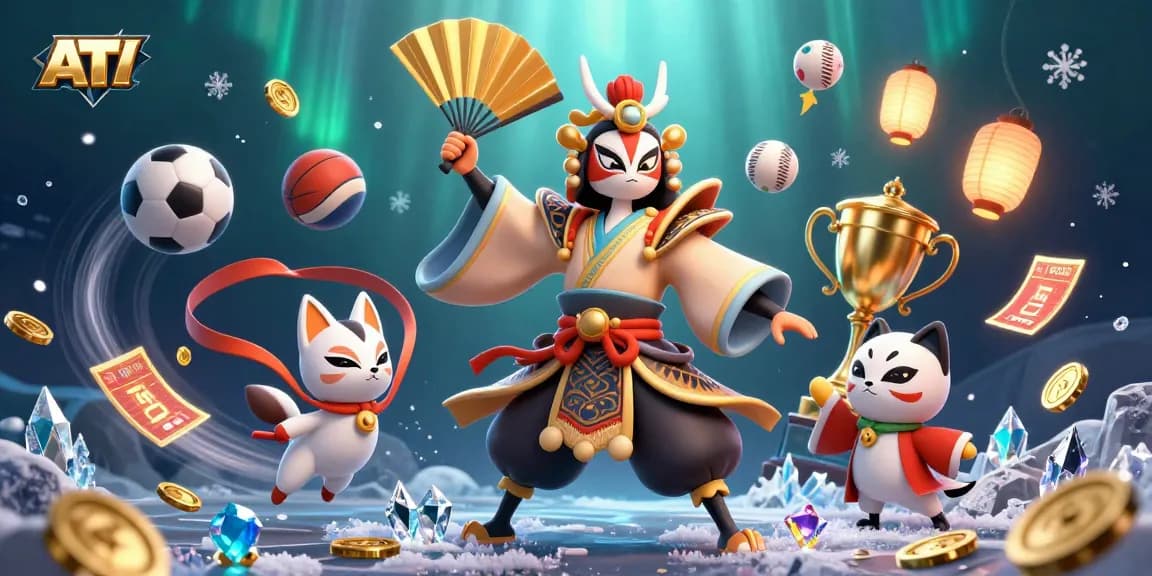 Experience exhilarating sports betting insights at ATI with vibrant characters and dynamic game elements.