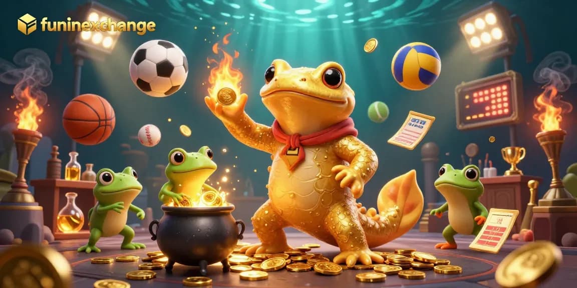 Engage with funinexchange as the golden salamander alchemist transforms metals into triumph with magic and sports.