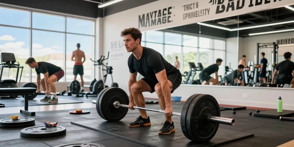 Astera Steroids Shop showcasing a dynamic gym environment with athletic individuals training hard, emphasizing strength and dedication.
