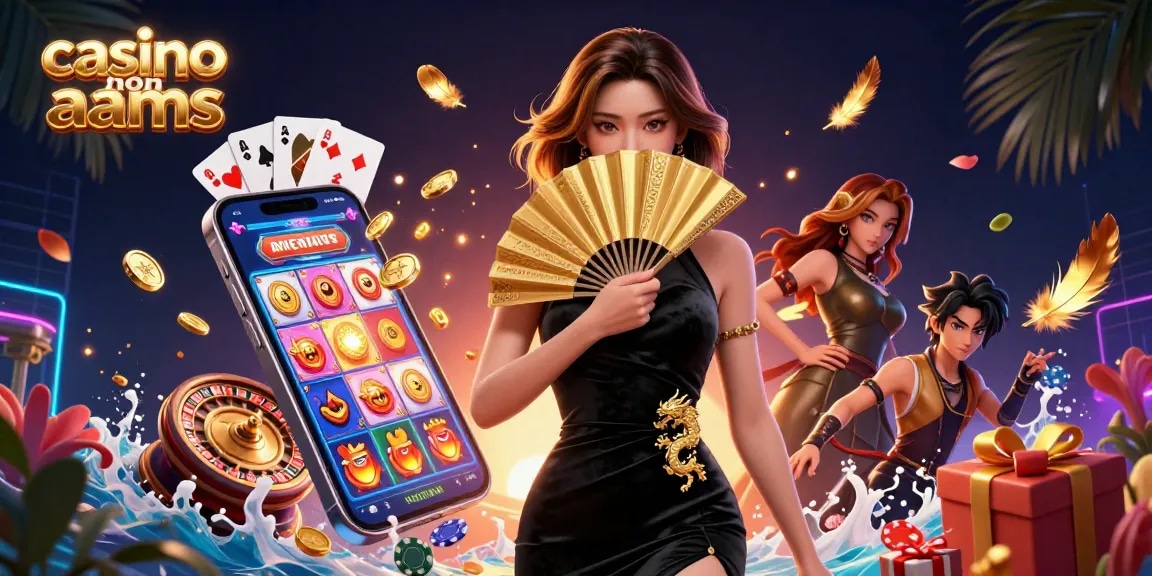Scopri l'emozione dei casinò non AAMS con slot vibranti ed elementi di gioco entusiasmanti in questa scena interattiva.