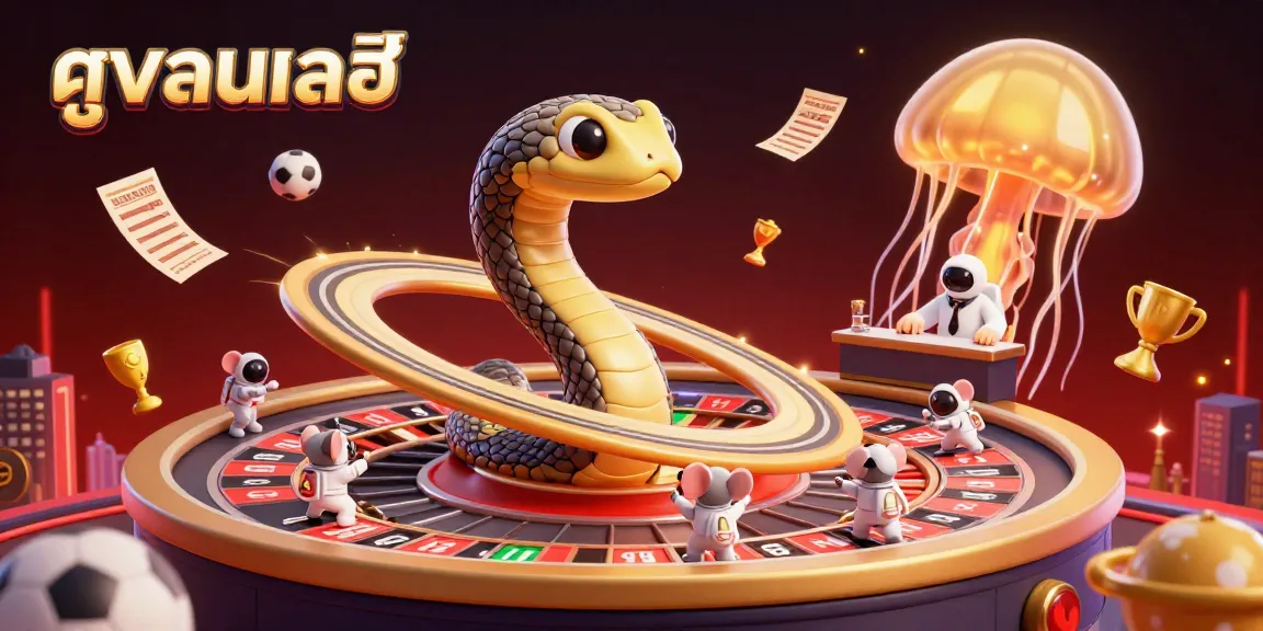 Experience the thrill of live sports betting with a dynamic scene featuring cartoon elements and "ดูบอลสด".