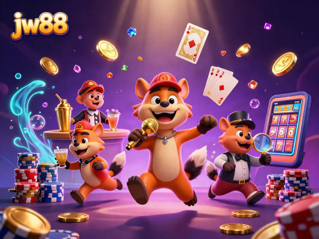 Join the festivities at jw88 where hyenas bring laughter to the casino with vibrant gaming action.