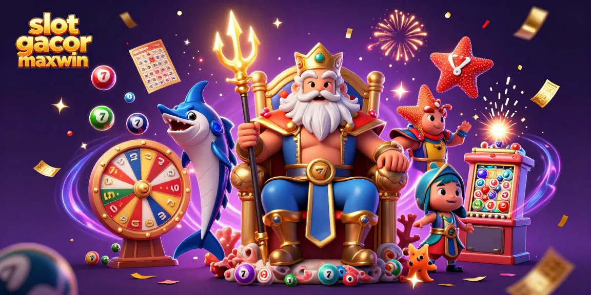 Play and win with slot gacor maxwin, featuring a vibrant casino atmosphere with dynamic elements.