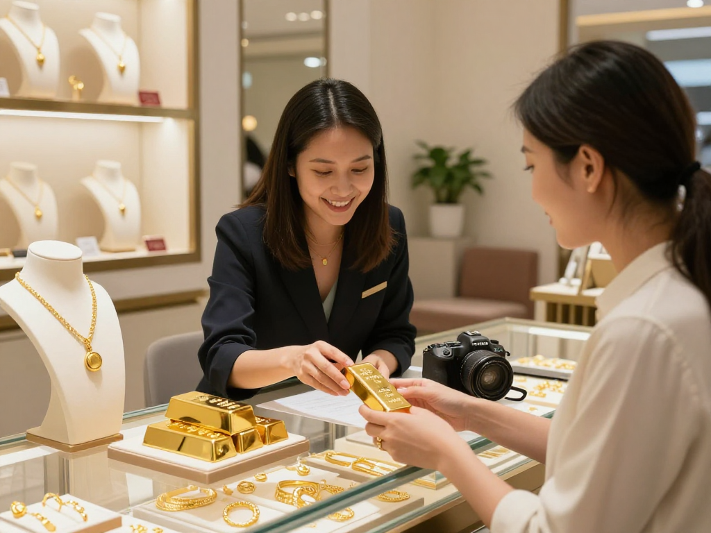 Explore jewelry shop at https://bahraingoldprices.com/ with gold displays and expert assistance.