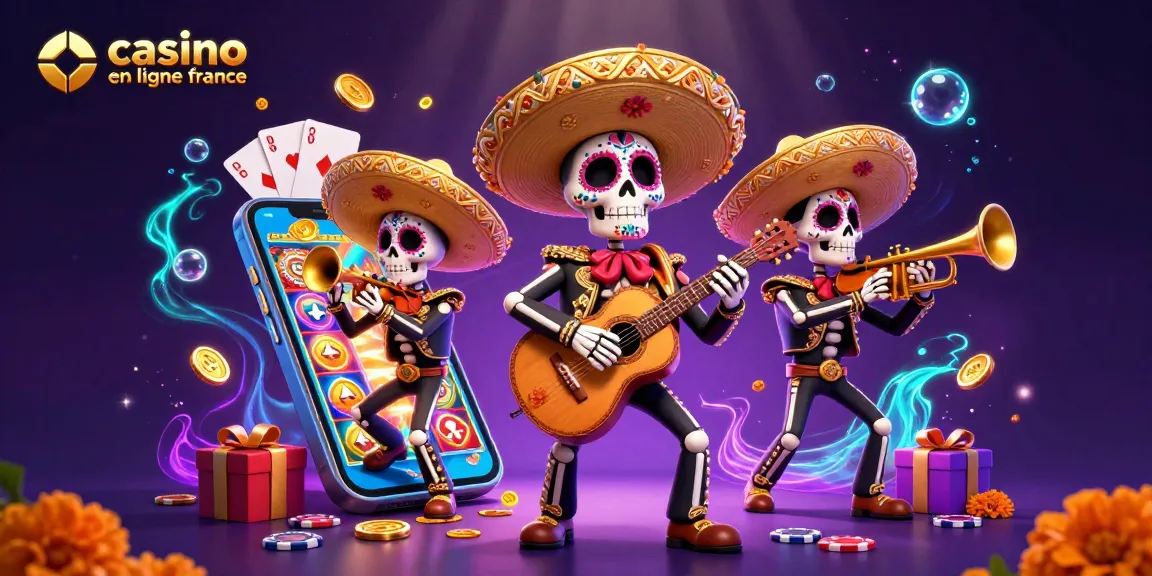 Action sur le casino en ligne France : mariachis et jeux autour de l'application mobile.