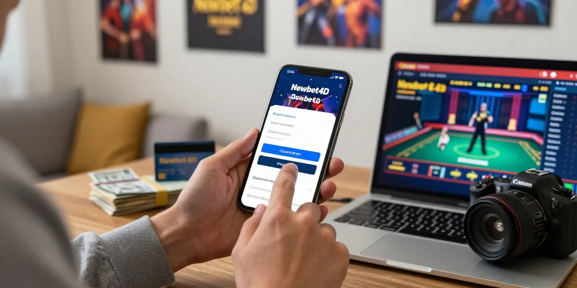 Online gambling experience with newbet4d deposit and withdrawal options on smartphone