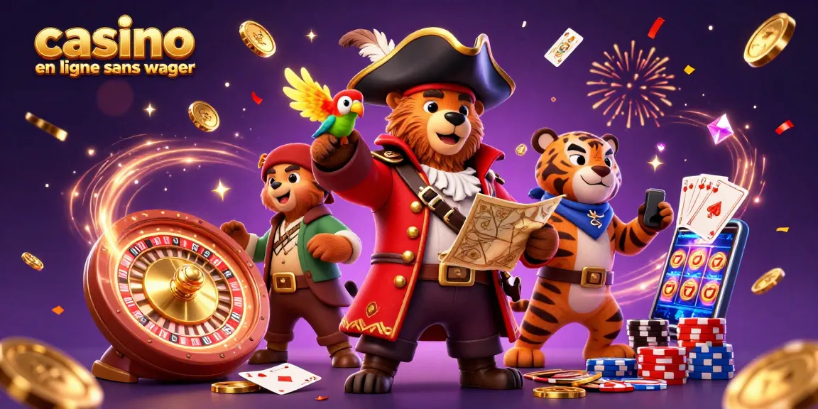 Vivez l'adrénaline des jeux avec le casino en ligne sans wager, célébrant la victoire.