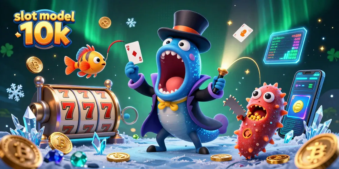 Experience exhilarating gameplay with slot modal 10k in this vibrant underwater casino illustration.