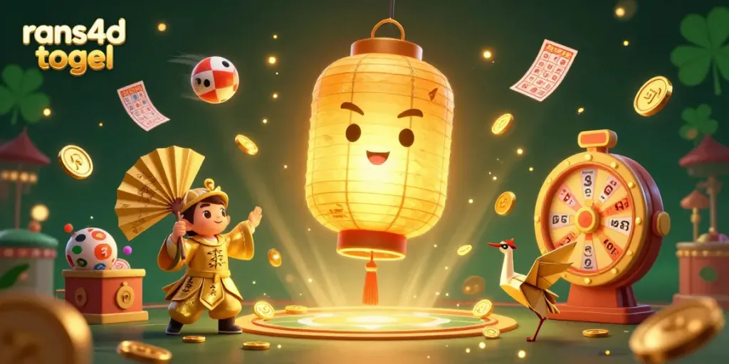 Mengalami sensasi bermain rans4d togel dengan karakter bertema keberuntungan dan keajaiban di kasino malam yang meriah.