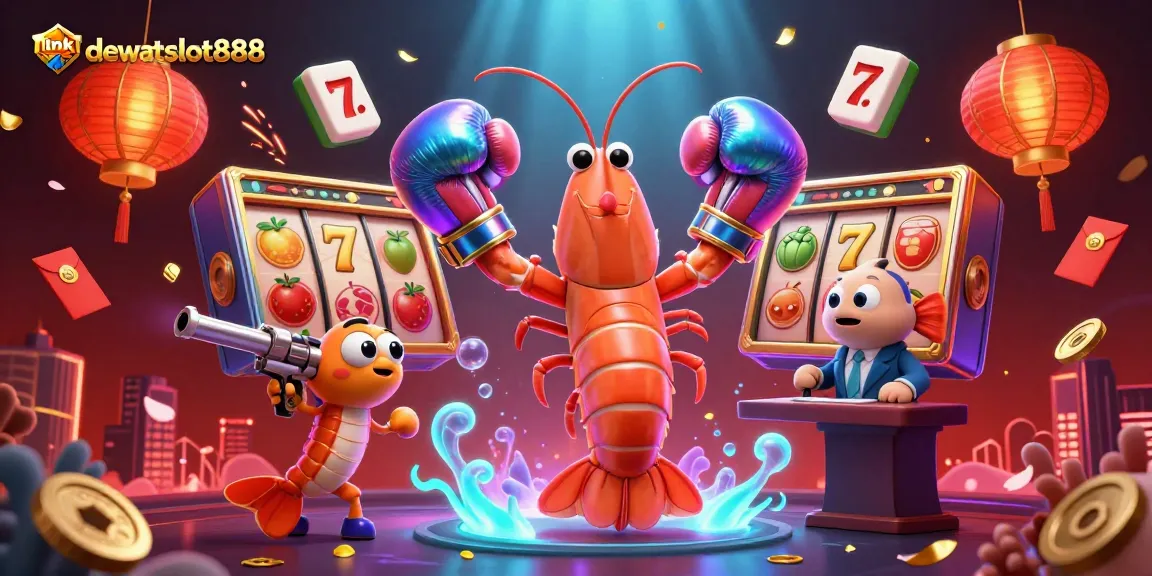 Menangkan keberuntungan Anda dengan bermain di link dewataslot888, dengan karakter ikan udang 3D dan suasana yang meriah.