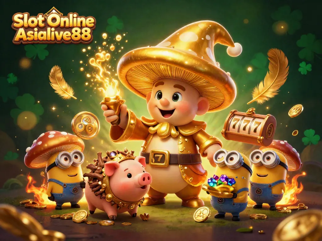 Experience thrilling wins at Slot Online Asialive88 in a magical casino adventure.