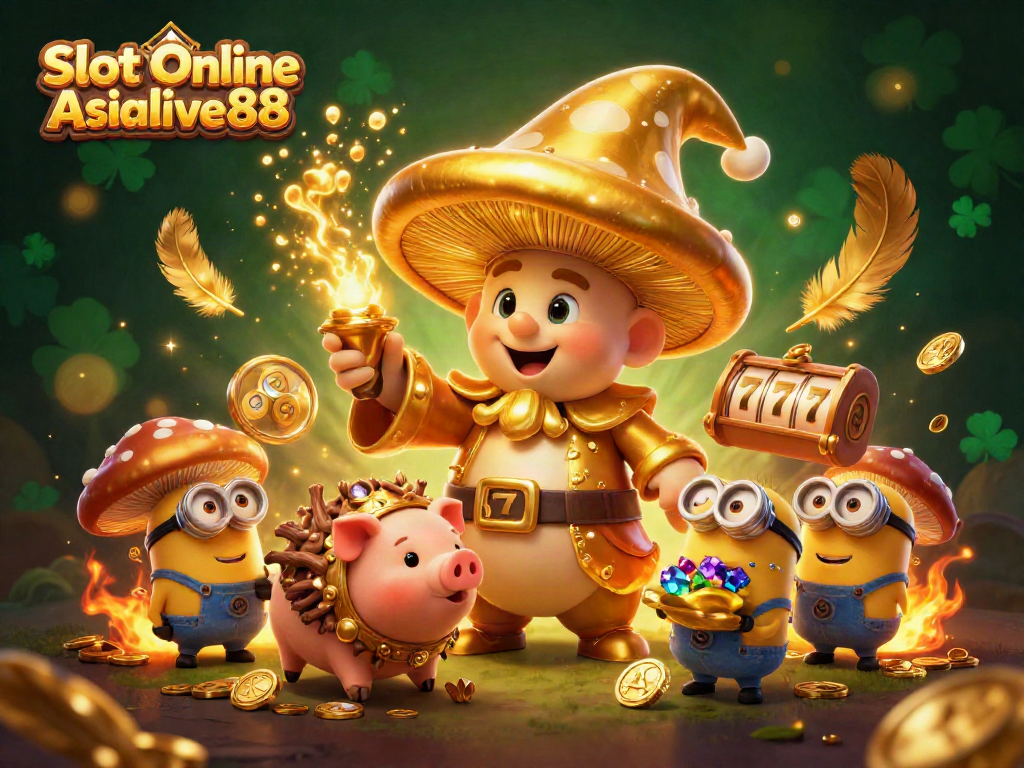 Experience thrilling wins at Slot Online Asialive88 in a magical casino adventure.