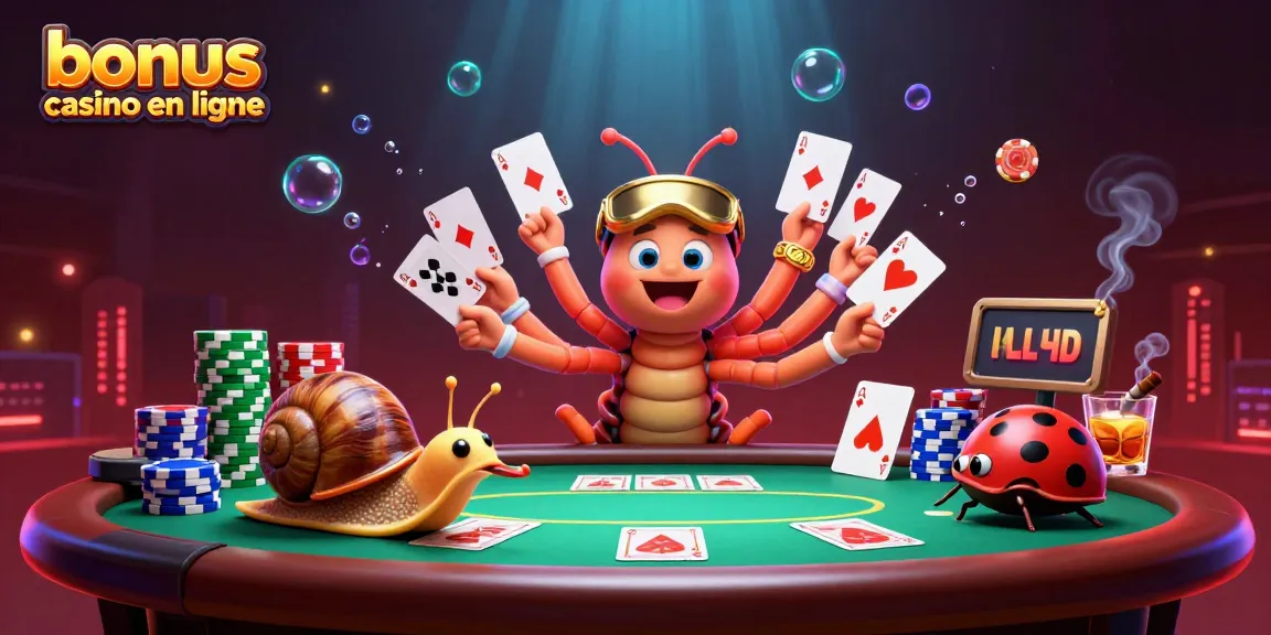 Bonus casino en ligne : Un scénario captivant dans un casino virtuel avec des personnages amusants.