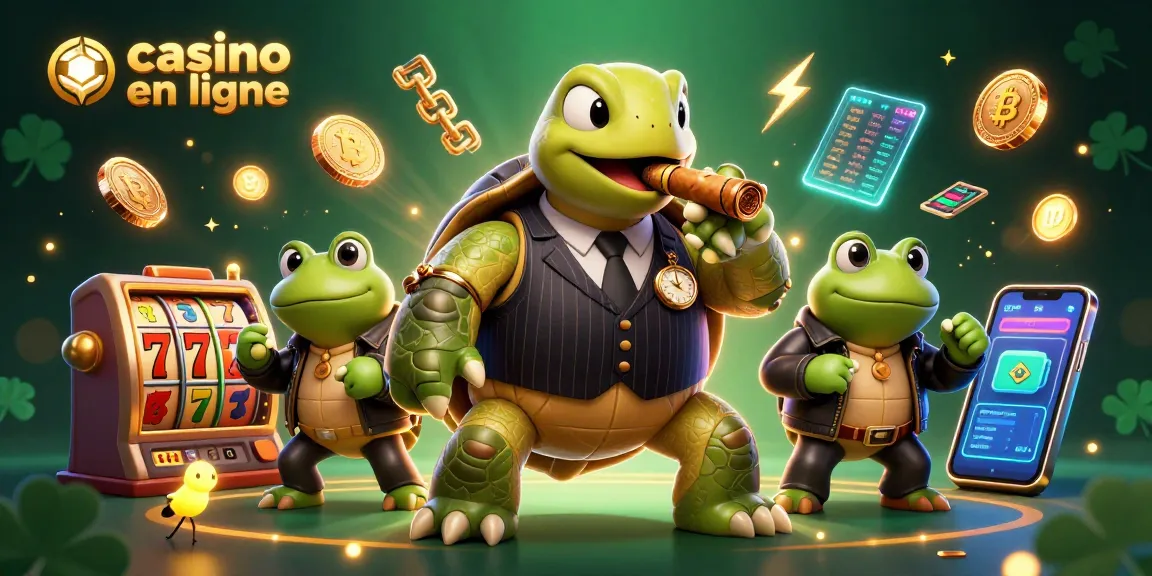 Jouez au casino en ligne avec nos personnages amusants dans cette illustration riche et dynamique.