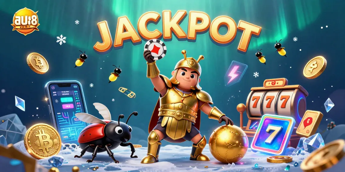 Win big at au88 with this dynamic 3D illustration showcasing casino fun and excitement!