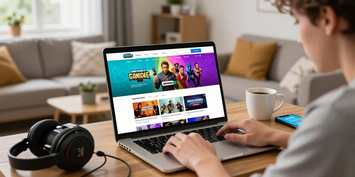 Engaging online gaming experience on a laptop with login hero138 accessible interface.