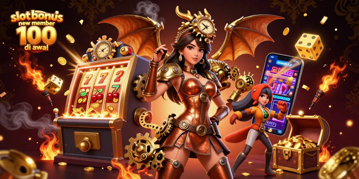 Experience the thrill of winning with slot bonus new member 100 di awal in a vibrant casino setting.