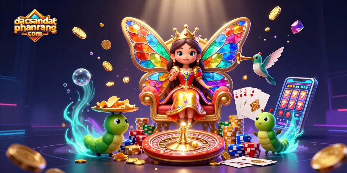Experience thrill at dacsandatphanrang com with our vibrant 3D casino illustration showcasing exciting gaming elements.