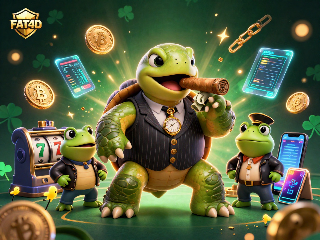 Maximize your chances at FAT4D with thrilling slot reels and vibrant crypto elements.