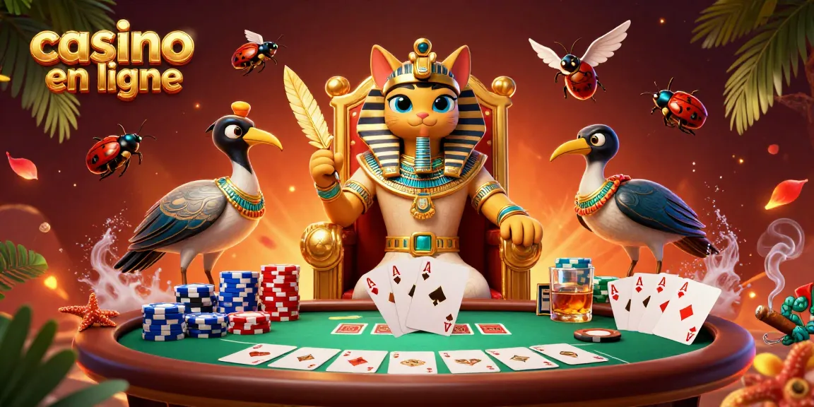 Gagnez des jackpots au casino en ligne avec notre illustration fascinante de jeux de hasard.