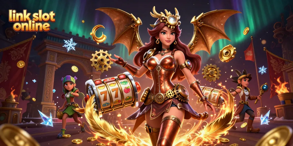 Rasakan sensasi memenangkan permainan di link slot online dengan suasana kasino bergaya steampunk yang memikat.