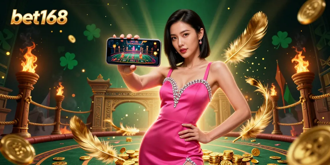 Experience thrilling gaming with bet168 in a luxurious live casino setting.
