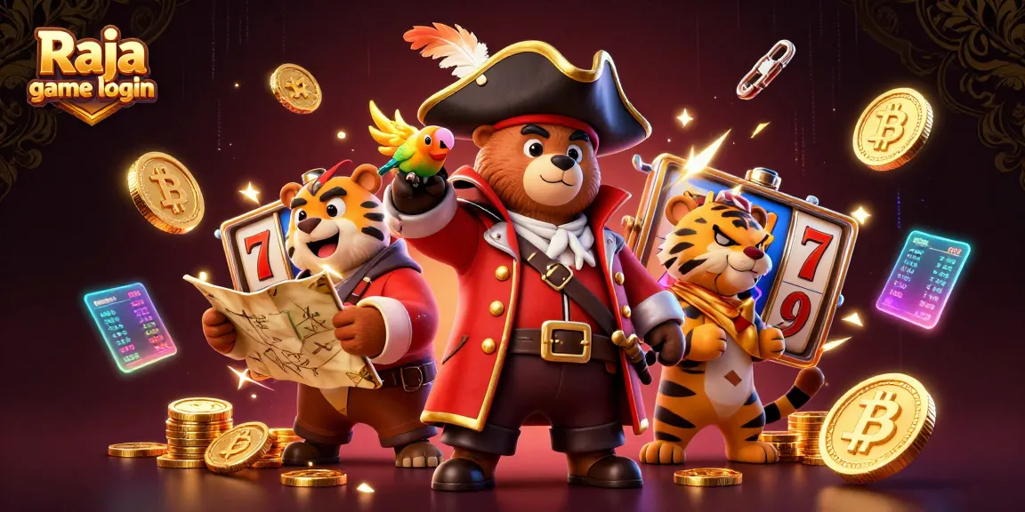 Engage with exciting games on Raja game login platform with thrilling slot reels and vibrant visuals.