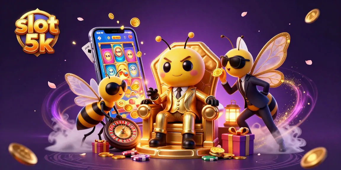 slot 5k menghadirkan suasana kasino dengan karakter kartun yang menakjubkan dan elemen permainan menarik.