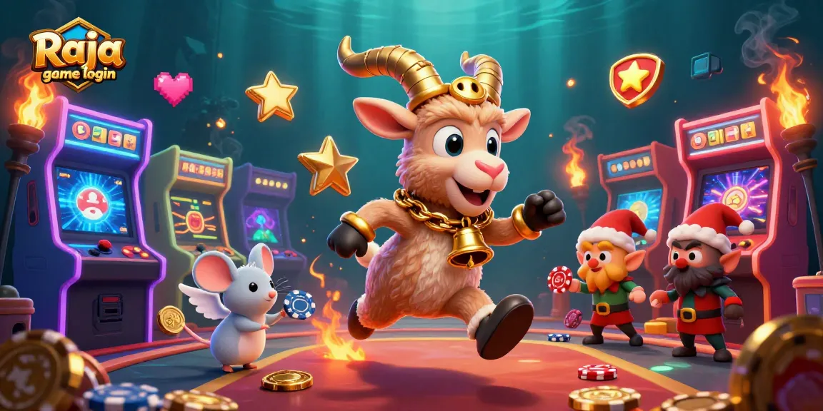 Play at Raja game login to enjoy a whimsical casino adventure with animated characters!