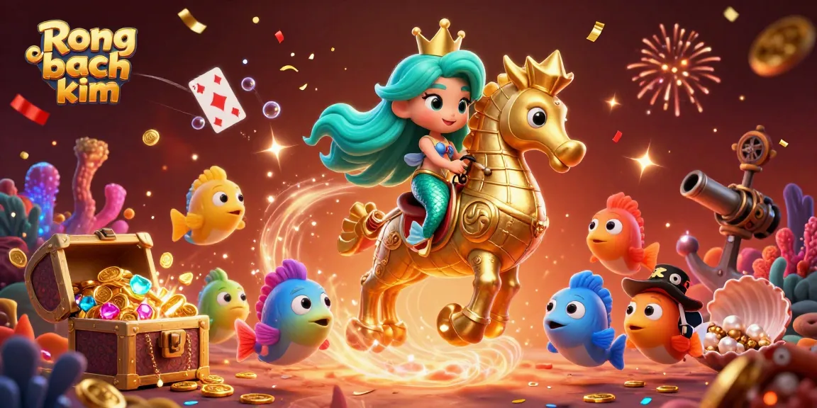 Experience the thrill of Rong bach kim in this vibrant underwater casino scene.