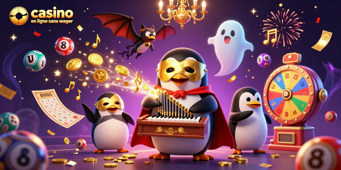 Profitez des meilleurs jeux de hasard sur un casino en ligne sans wager avec cette scène dynamique.