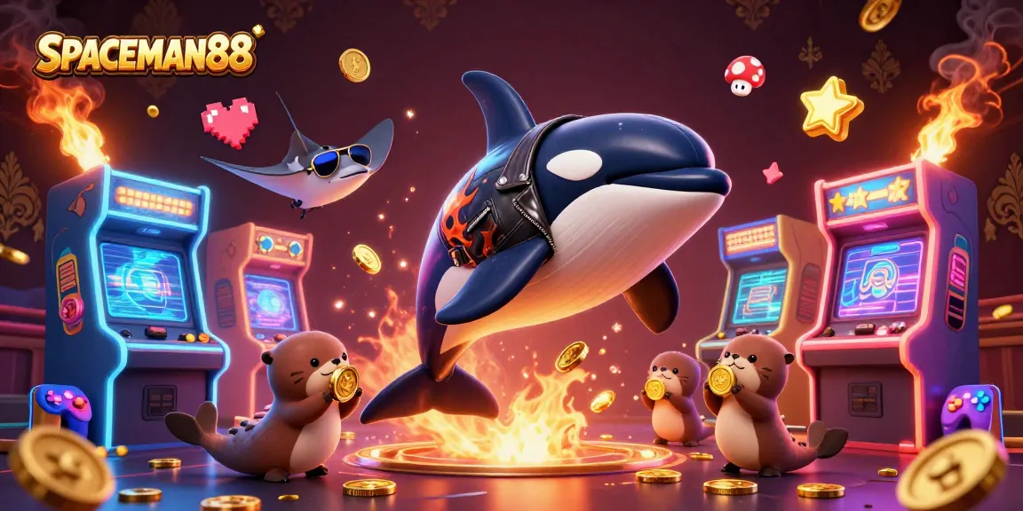 Experience the action-packed SPACEMAN88 casino adventure with vibrant 3D characters and game elements!